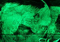 Tinte fluorescente Basic Yellow 40 sobre embalaje